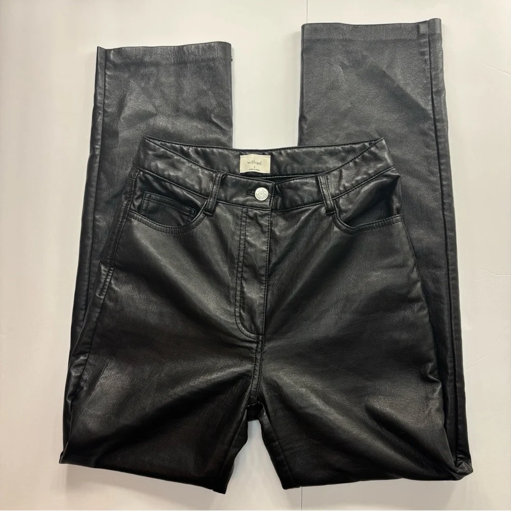Wilfred by Aritzia The Melina Vegan Leather Pants - Picture 3 of 8